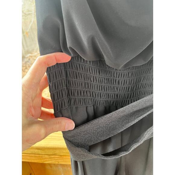 White House Black Market Black Strapless Wide Leg Jumpsuit Size S. NEW - Picture 5 of 10